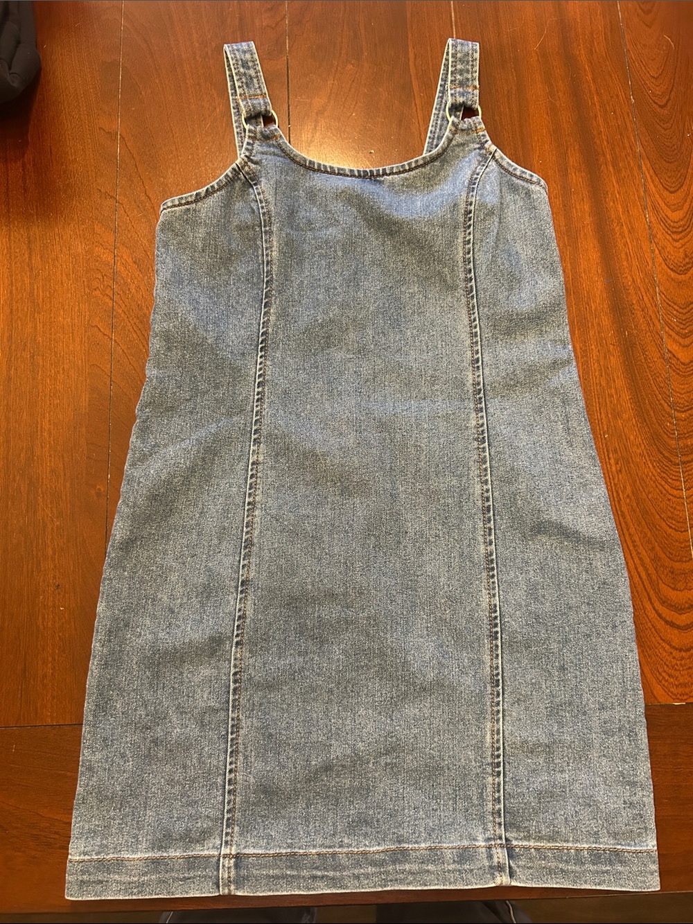 RSQ Light Blue Denim Pinafore Dress for Kids